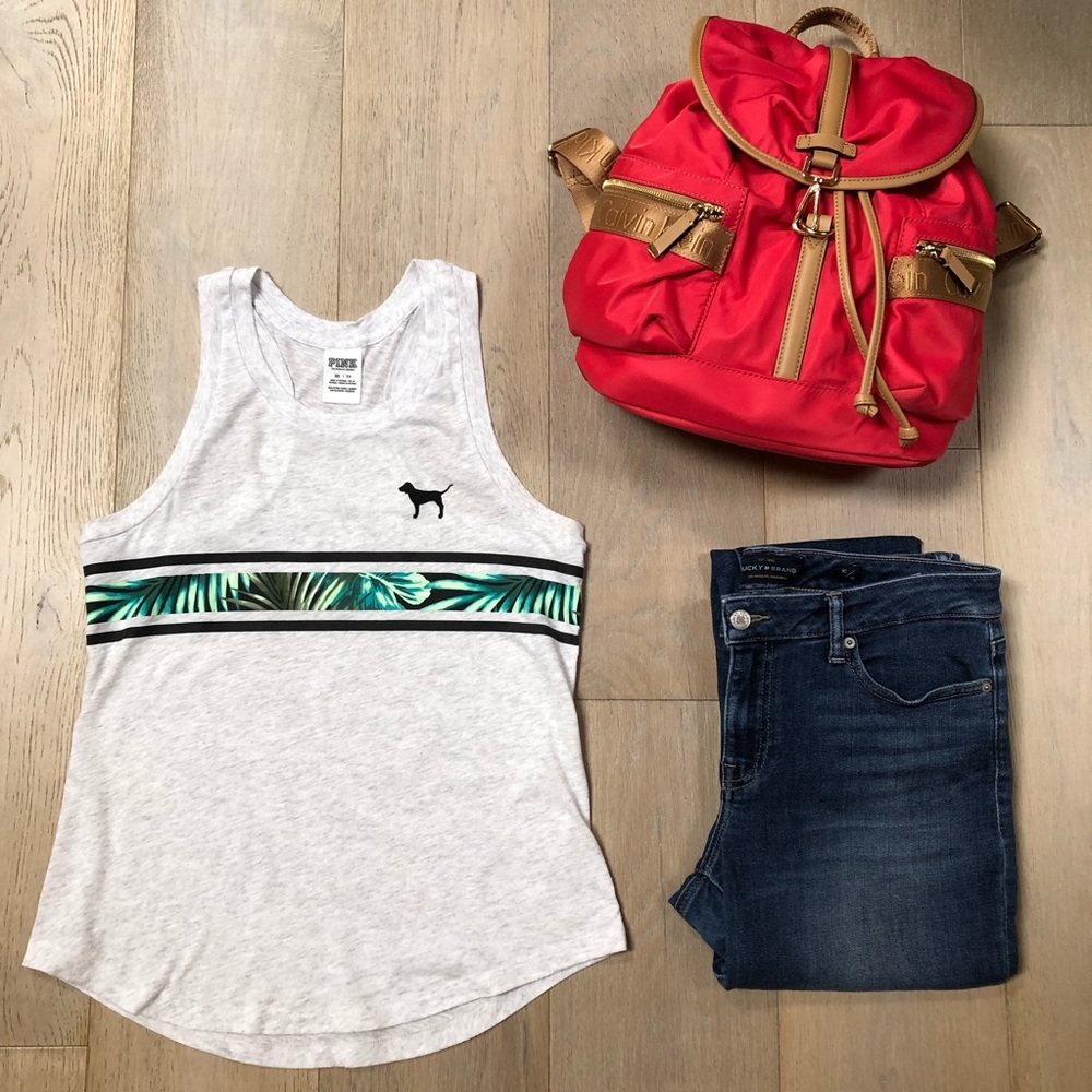 VS PINK • racerback tropic tank top